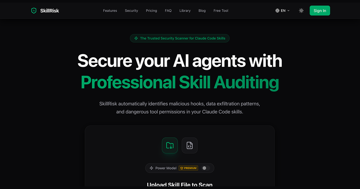 SkillRisk - Product Image